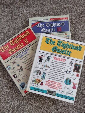 3 Hardcover Books: The Tightwad Gazette I II III Complete Set Amy Dacyczyn